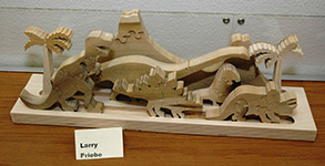 Scrollsaw project byLarry Priebe