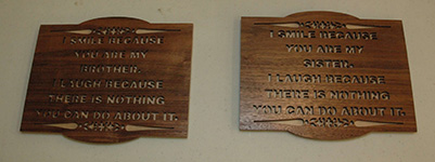 Scrollsaw project byLarry Olson