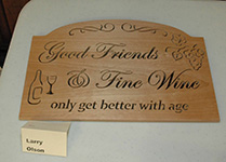 Scrollsaw project byLarry Olson