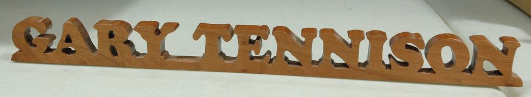Scrollsaw project byGary Tennison