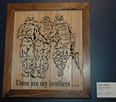 Scrollsaw project byJames McGuire