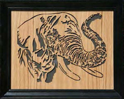 Scrollsaw project byJames McGuire