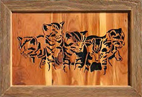Scrollsaw project byJames McGuire