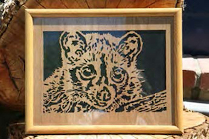 Scrollsaw project byJames McGuire