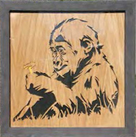 Scrollsaw project byJames McGuire