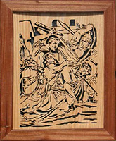 Scrollsaw project byJames McGuire