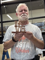 Scrollsaw project byAllan Carter