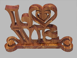 Scrollsaw project byAllan Carter